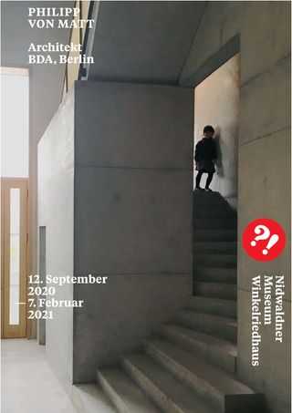 Plakat Architektursalon über Philipp von Matt