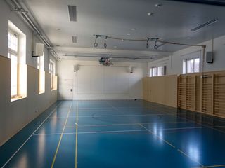 Innenansicht der Turnhalle