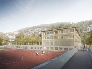 3D-Visualisierung des Schulzentrums Ost
