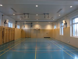 Innenansicht der Turnhalle